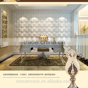Eco-Friendly Feature and Home Theater Use Faux Leather Wall Panel Moonwave II thumbnail-2