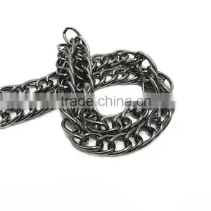 Manufacture Decorative Metal Black Double Link Chain thumbnail-4