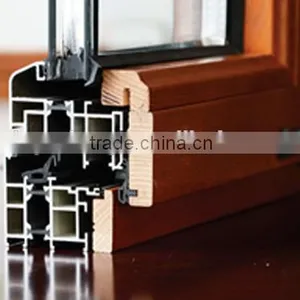 China Top Grade Hot Sale Aluminum Wood Composite Doors thumbnail-2