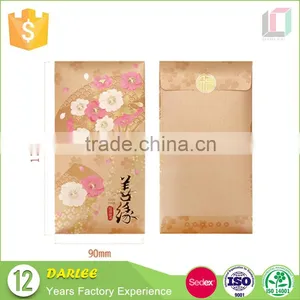 Wholesale Custom New Design Good Luck Money Packet Envelope With Foil Gold Hot Stamping thumbnail-1