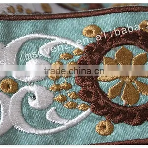 New Arrival 6cm Width Gorgeous Ethnic Lace Trim Embroidery for Garment thumbnail-5