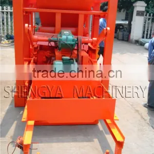 Shengya Concrete Brick Making Machine QTJ4-26C Hollow Brick Shaping Machine Nigeria thumbnail-3
