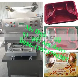 Automatic Plastic Lunch Box Sealing Machine/jelly Cup Sealing Machine/fruit Tray Sealing Machine thumbnail-1