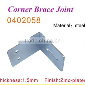 90 Degree Furniture Cabinet Steel Angle Code Corner Connector or Corner Braces Angle Brakets thumbnail-2