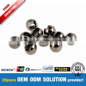 Fly Tying Wolfram Beads Black Nickel Electroplated thumbnail-1
