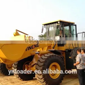 ZL50 Yineng Loader Shan Dong Cat Engine YN Wheel Loader With Grass Grasper /clamp Shan Dong thumbnail-2