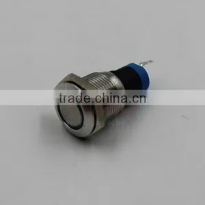 LA16JSF-11E-IP67-S B 12V Medical Treatment Elevator Equipment Micro Switch Waterproof Metal Push Button thumbnail-1