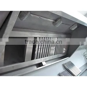 Custom Commercial Stainless Steel Restaurant Kitchen Range Hood,Kitchen Hood Prices,Cooker Hood thumbnail-2