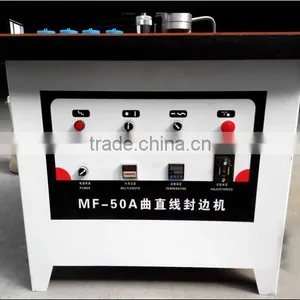 Manual Type MF-50A,woodworking Edge Banding Machine,different Planes Double Spread Wood Edge Bander thumbnail-1