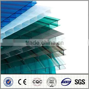 100% Bayer Virgin Materials,with UV Coating Polycarbonate Hollow Sheet thumbnail-3