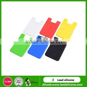 3M Sticker Back Card Sets Silicone Phone Back Pouch for Card thumbnail-2