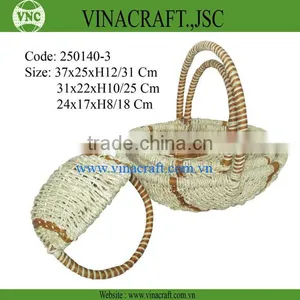 Corn Leaf Storage Basket Collection - Basket Set of 2 thumbnail-6