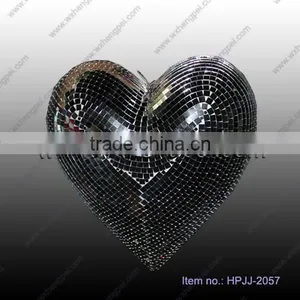 Heart Mirror Ball/ Display Scene Ball/ Christmas Decoration Ball thumbnail-1
