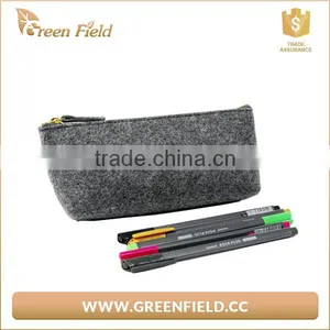 High Quality Fabric Pencil Case,wholesale Cheap Felt Fabric Pecil Bag thumbnail-4