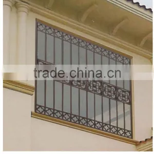 Keenhai OEM Customed House Decorative Modern Iron Window Grill Design thumbnail-4