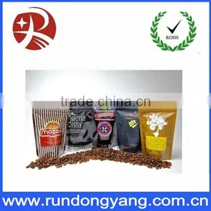 Coffee Bean Metallized Flat Food Pouches thumbnail-1