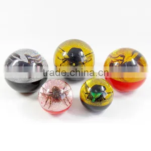Custom Dome Transparent Colourful Acrylic Paperweight thumbnail-1
