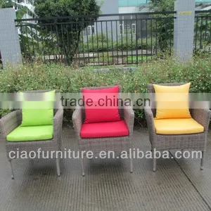 Garden Furniture Half Round Wicker Dining Chairs thumbnail-2