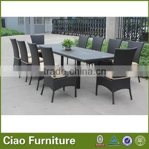 High Quality Rattan Outdoor Furniture Restaurant Table and Chairs thumbnail-2