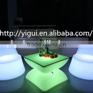 Interactive LED High Top Cocktail Table and Chairs thumbnail-3