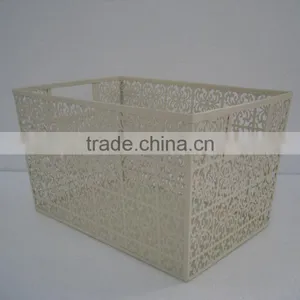 Hollow-out Decorative Pattern Stylish Galvanized Steel Office Deedbox thumbnail-2