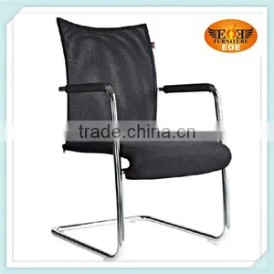 Mesh/net Fabric Metal Chrome Conference Chair thumbnail-1