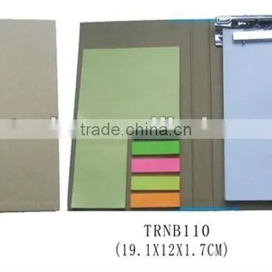 the Most Popular Recycled Notes Pad With Recycled Sticky Memo and Metal Clip for Promotion thumbnail-1
