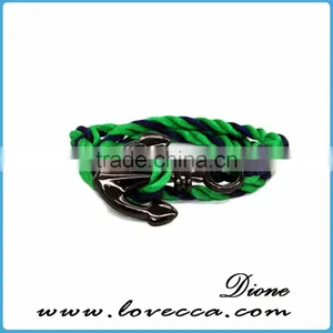 New Arrival Custom Anchor Nautical Hook Cotton Rope Bracelet Anchor Bracelet for Men thumbnail-6