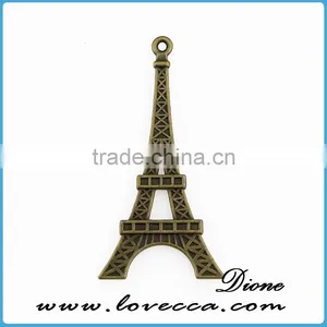 Classical Antique Bronze Aluminum Alloy Cross Pendant for Garment Decoration thumbnail-1