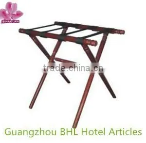 Simple Folding Solid Wood Luggage Rack for Bedroom thumbnail-1