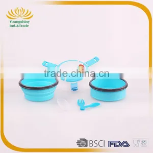 Silicone Collapsible Tiffin Lunch Box thumbnail-4