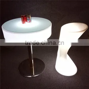 Beautiful Decoration Fashionable PE Material LED Light Bar Table With CE RoHS SGS Certificates thumbnail-1