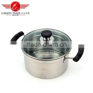 High Quality Stainless Steel Steamer Cooking Pot With Hollow Handles and Metal Lid thumbnail-3