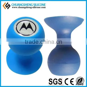 Round Head Octopus Head Silicone Mobile Phone Holder thumbnail-3