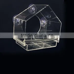Custom Clear Acrylic Bird Feeder thumbnail-4