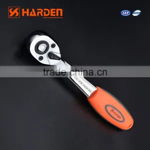 Professional 1/2" Quick Release Ratchet Wrench With Crank Grip Handle thumbnail-1