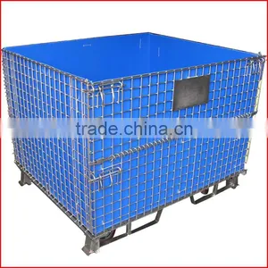Warehouse Folding Steel Storage Cage/roller Container thumbnail-5