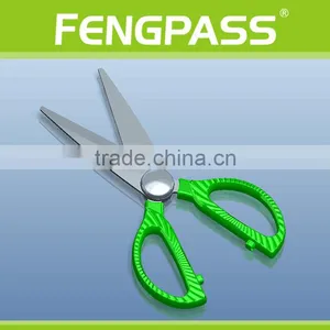 A005 8" Inch 2CR13 Stainless Steel Blade With PP Handle Safe Scissors Small Scissors Office Scissors thumbnail-2
