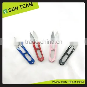 ST016 4-1/4" Quick-Clip Light-weight Plastic Handle Embroidery Scissors thumbnail-4