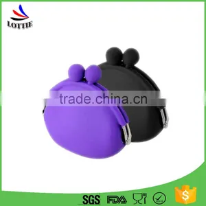 2016 Popular Latest Cheap Fashion Cute Soft Silicone Mini Coin Purse Card Key Pouch Wallet for Promotion Gifts thumbnail-4