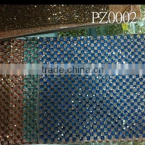 PZ0002 New Popular More Colors Crystal Rhinestone Stickers Sheets for Shoe Decoration thumbnail-1