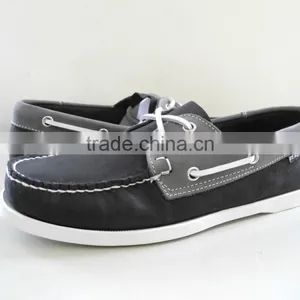 Handsewn Blucher Moccasin Construction Leaher Shoes Loafer Shoes Boat Shoes thumbnail-4