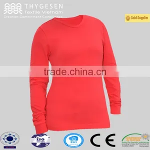 Multi Color Long Sleeve T Shirt Women Slim Fit thumbnail-1