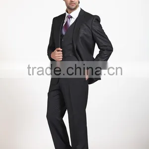 Stripe Notch Lapel 3pcs Business Suits for Man/ Suit Men thumbnail-3