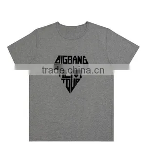 2014 Top Quality 100%cotton Fashion Mens Clothing Flock Printing Designer t Shirt Wholesale China thumbnail-2
