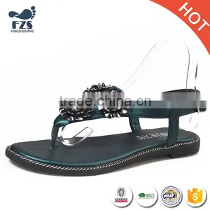 HFRW188 2017 Summer Hot Sale Custom Flat Sandals for Ladies Pictures thumbnail-6