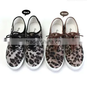2ssd0307 Flat Leopard Laced Sneakers thumbnail-1