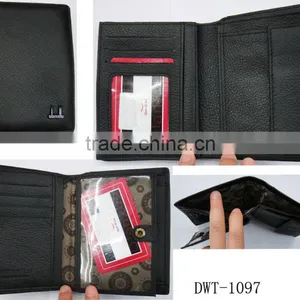 Fashion Men Cowhide Skin Purse Leather Bag for Money thumbnail-1