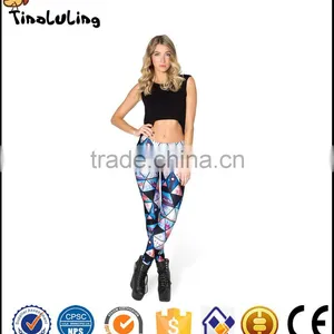 MIDNIGHT OWL LEGGINGS Cartoon Print Leggings Manufacturer Wholesale 2017 Women Digital Leggings thumbnail-1
