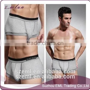 Men Custom Modal Comfortable u Convex Pouch Boxer Underwear thumbnail-6